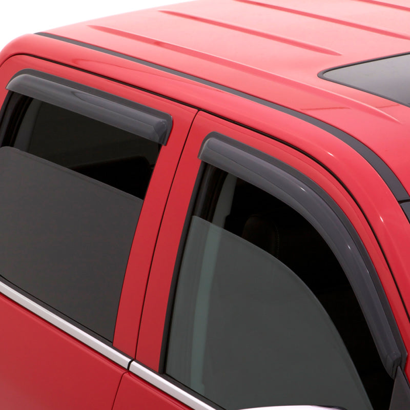 AVS 09-15 Nissan Cube Ventvisor Outside Mount Window Deflectors 4pc - Smoke