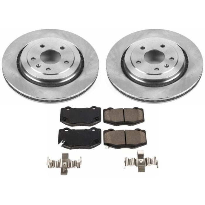 Power Stop 14-19 Chevrolet Corvette Rear Autospecialty Brake Kit