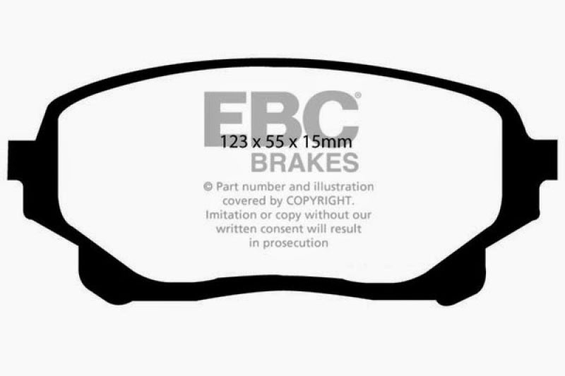 EBC 05-06 Suzuki XL-7 2.7 Greenstuff Front Brake Pads