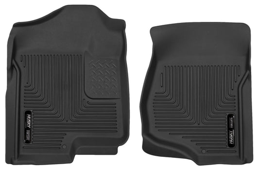 Husky Liners 07-12 GM Silverado/Tahoe/Suburban/Escalade X-Act Contour Black Floor Liners