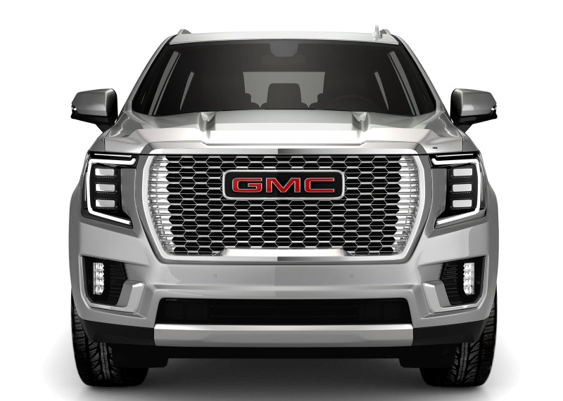 AVS 2022 GMC Hummer EV Pickup Aeroskin Flush Mount Chrome Hood Protector