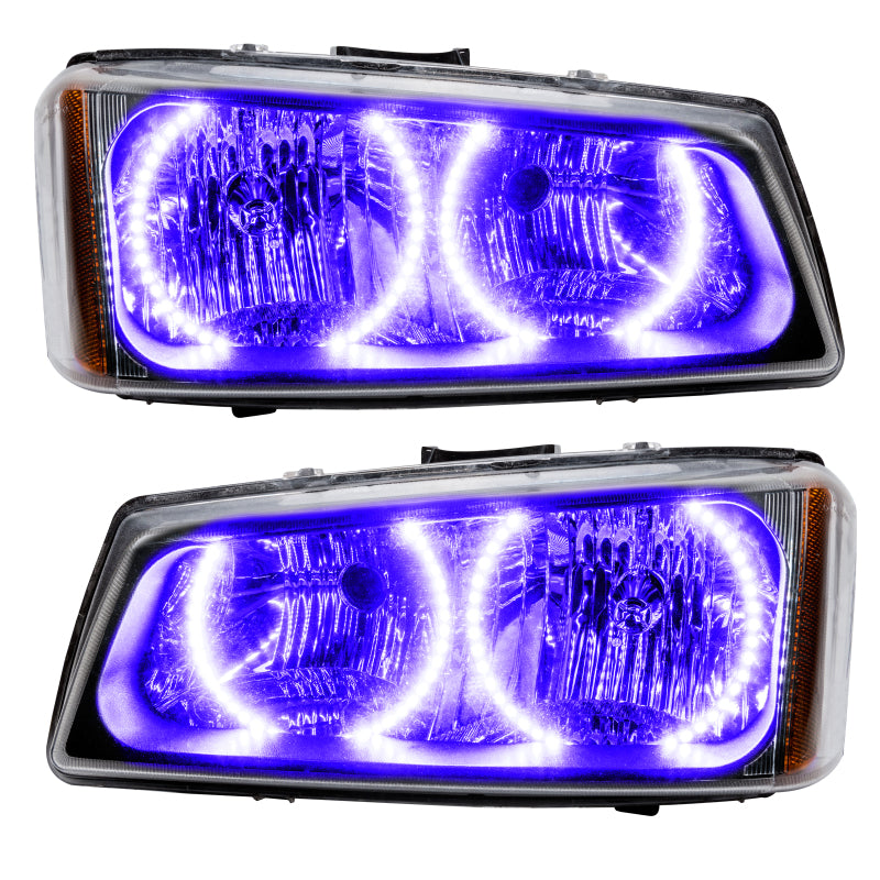 Oracle Lighting 03-06 Chevrolet Silverado Pre-Assembled LED Halo Headlights -UV/Purple