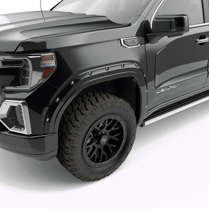 EGR 19-23 Gmc Sierra 1500 Painted To Code Traditional Bolt-On Look Fender Flares Black Set Of 4