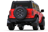 Rally Armor 21-25 Ford Bronco (Steel Bmpr - NO Rptr/Sprt - NO RR/RB) Blk Mud Flap w/Red Logo