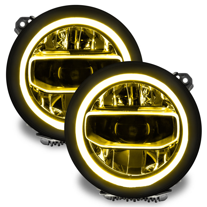 Oracle Jeep Wrangler JL/Gladiator JT RGB+W Headlight DRL Kit - ColorSHIFT w/o Cntrl
