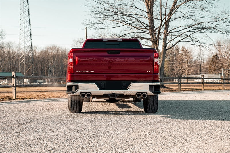 Corsa 2019-2024 Chevrolet Silverado 1500 5.3L 147.5in Wheel Base Cat-Back Dual Rear 4in Polish Tips