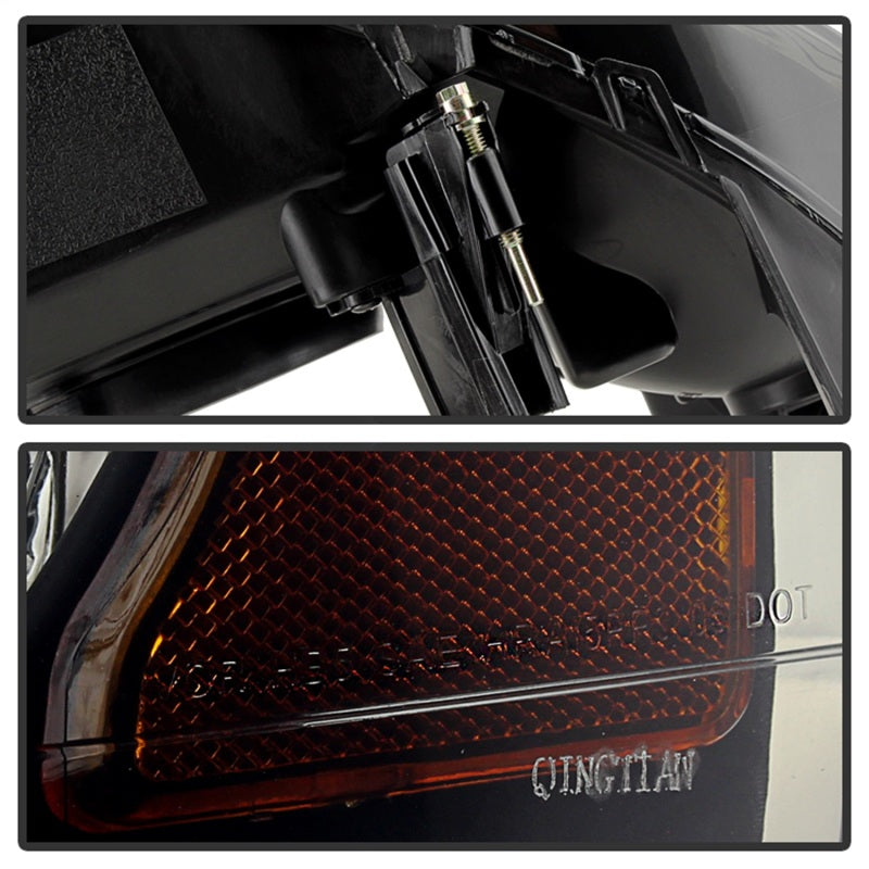 xTune Dodge Ram 1500 02-05 Amber Crystal Headlights HD-JH-DR02-AM-BSM