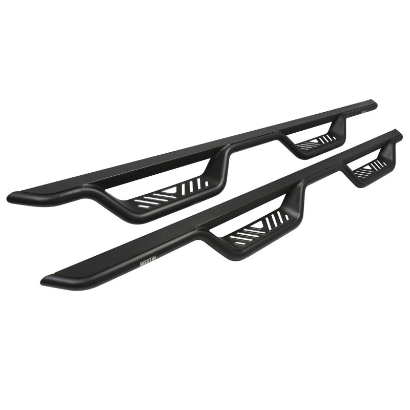 Westin 07-21 Toyota Tundra CrewMax Outlaw Drop Nerf Step Bars - Black