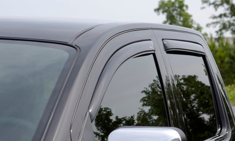 AVS 04-14 Ford F-150 Supercab Ventvisor In-Channel Front & Rear Window Deflectors 4pc - Smoke