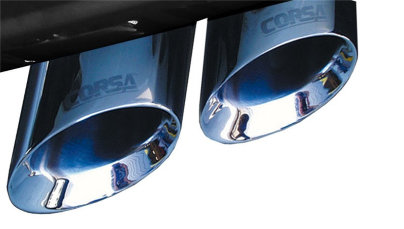 Corsa 2007-2010 Cadillac Escalade 6.2L V8 Polished Sport Cat-Back Exhaust