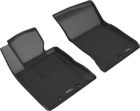 3D MAXpider 2012-2016 Hyundai Genesis Kagu 1st Row Floormat - Black 3D MAXpider