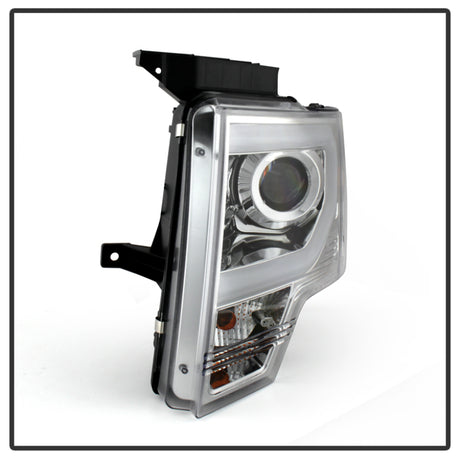 Spyder Ford F150 13-14 Projector Factory Xenon Model- Light Bar DRL Chrm PRO-YD-FF15013-LBDRL-HID-C