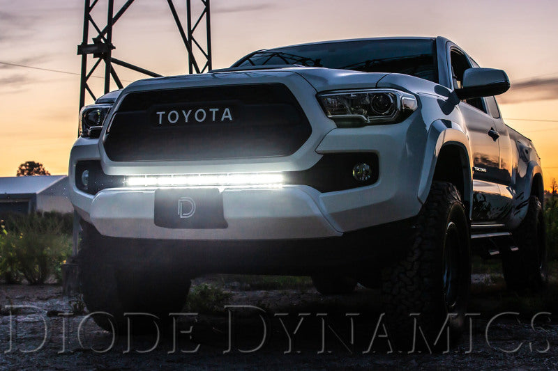 Diode Dynamics 16-21 Toyota Tacoma SS30 Stealth Lightbar Kit - Amber Flood