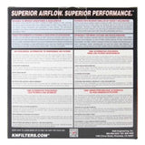 K&N 97-08 BMW K1200RS/LT/C/GT 8.313in OS Length / 3.875 OS Width / 1.938in H Replacement Air Filter