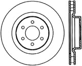 StopTech 92-02 Dodge Viper Drilled Front Left Cryo Rotor