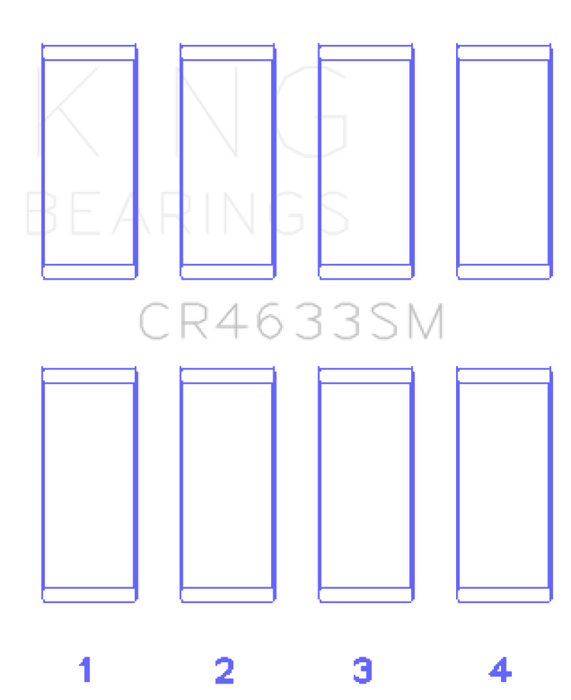 King Engine Bearings 2008 Mini Cooper N14 Turbo Rod Bearing Set - Size STD