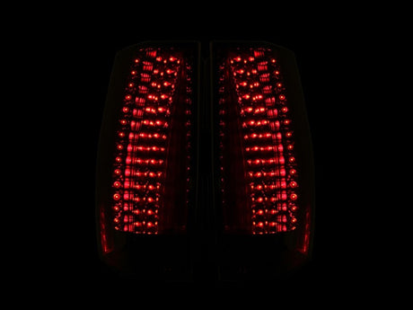 ANZO 2007-2011 Cadillac Escalade LED Taillights Chrome