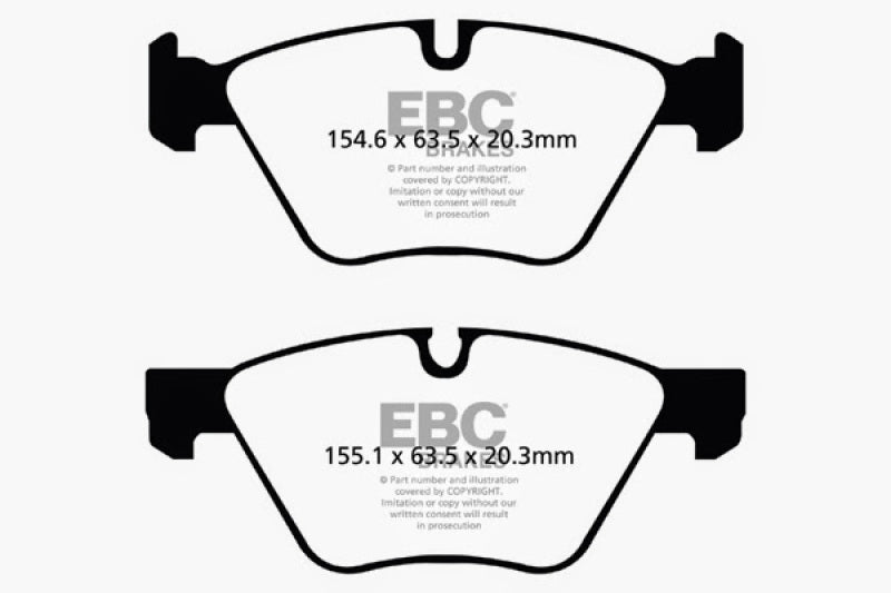 EBC 09+ BMW Z4 3.0 (E89) Redstuff Front Brake Pads