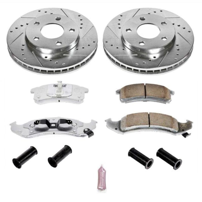 Power Stop 94-99 Buick LeSabre Front Z26 Street Warrior Brake Kit