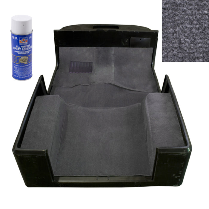 Rugged Ridge Deluxe Carpet Kit w/ Adhesive Gray 97-06TJ