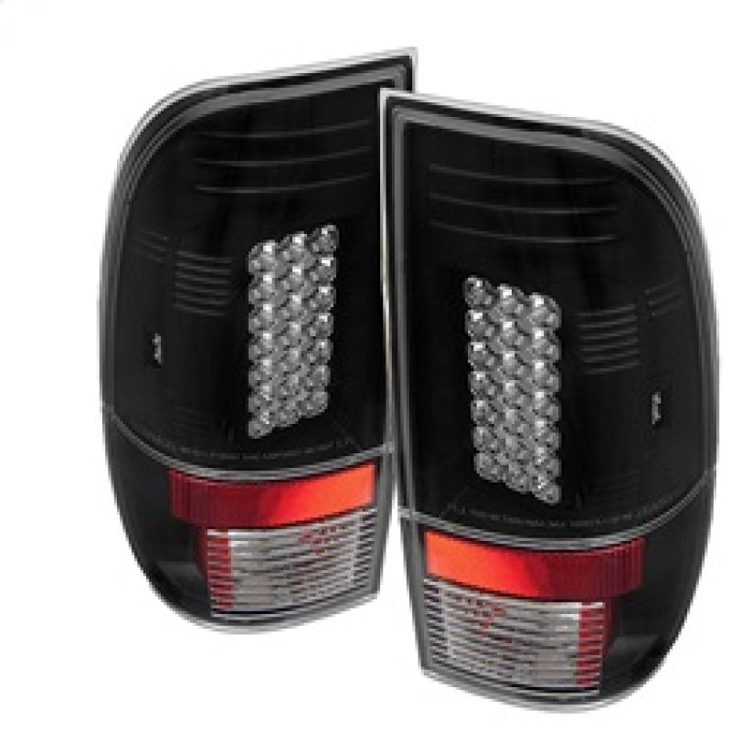 Spyder Ford F150 side 97-03/F250/350/450 Super Duty 99-07 LED Tail Lights Blk ALT-YD-FF15097-LED-BK