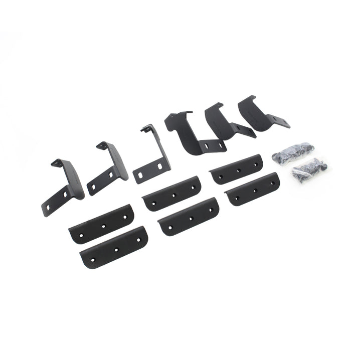 Go Rhino 2022 Toyota Tundra Crew Max Brackets for Dominator Extreme SideSteps - Tex. Black