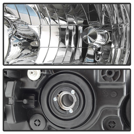 xTune Toyota Highlander 04-06 (Non Hybrid Models) OEM Style Headlights Chrome HD-JH-THIGH04-AM-C