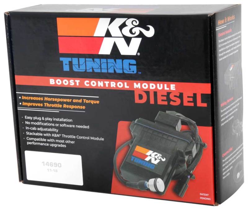 K&N 17-18 Chevrolet 2500/3500 6.6L V8 Diesel Boost Control Module