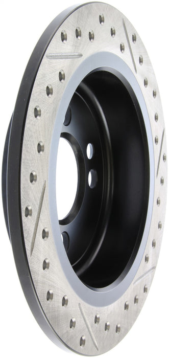 StopTech 07-09 Mini Cooper/Cooper S Slotted & Drilled Right Rear Rotor