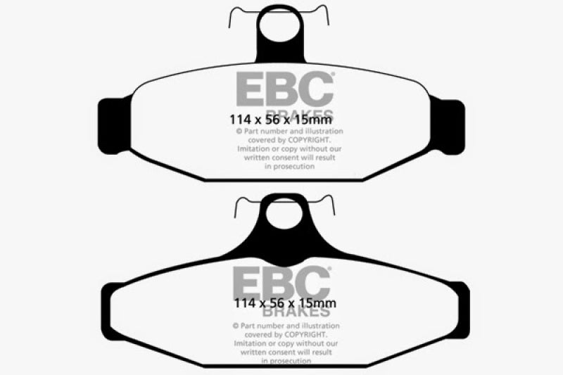 EBC 83-87 Chevrolet Corvette (C4) 5.7 Greenstuff Rear Brake Pads