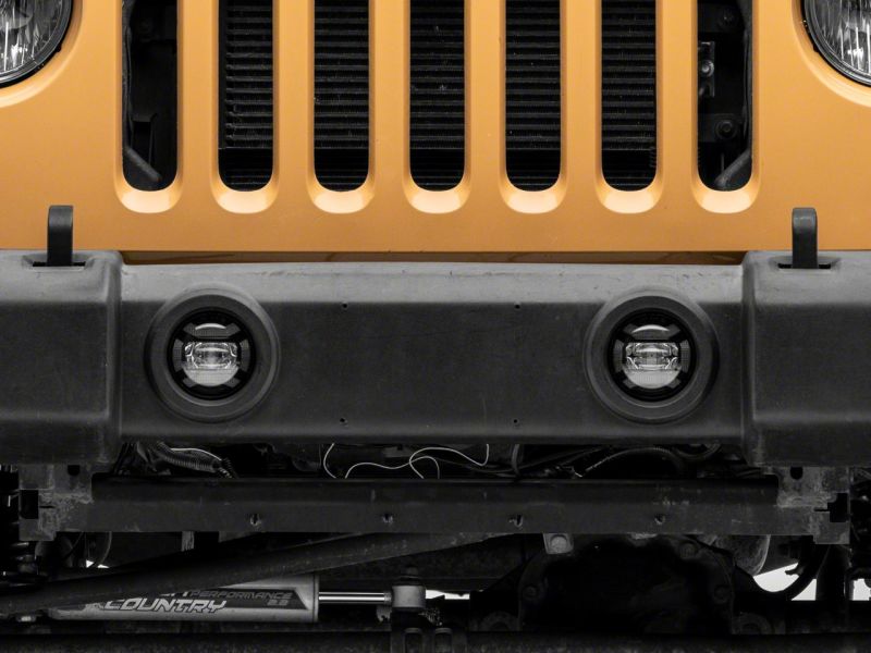 Raxiom 07-18 Jeep Wrangler JK Axial Series 4-In LED Fog Lights- Clear