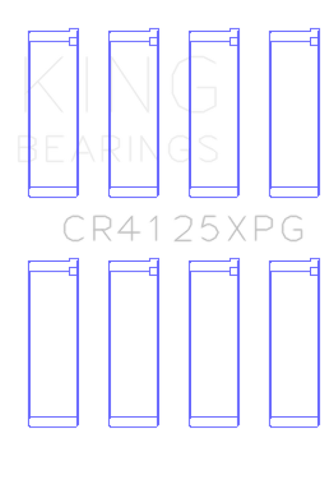 King Subaru EJ20/EJ22/EJ25 (Suites 52mm Journal Size).0.25 Oversized Tri-Metal Perf Rod Bearing Set