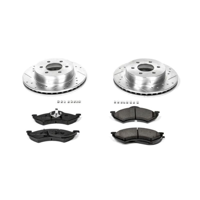 Power Stop 1999 Dodge Dakota Front Z23 Evolution Sport Brake Kit