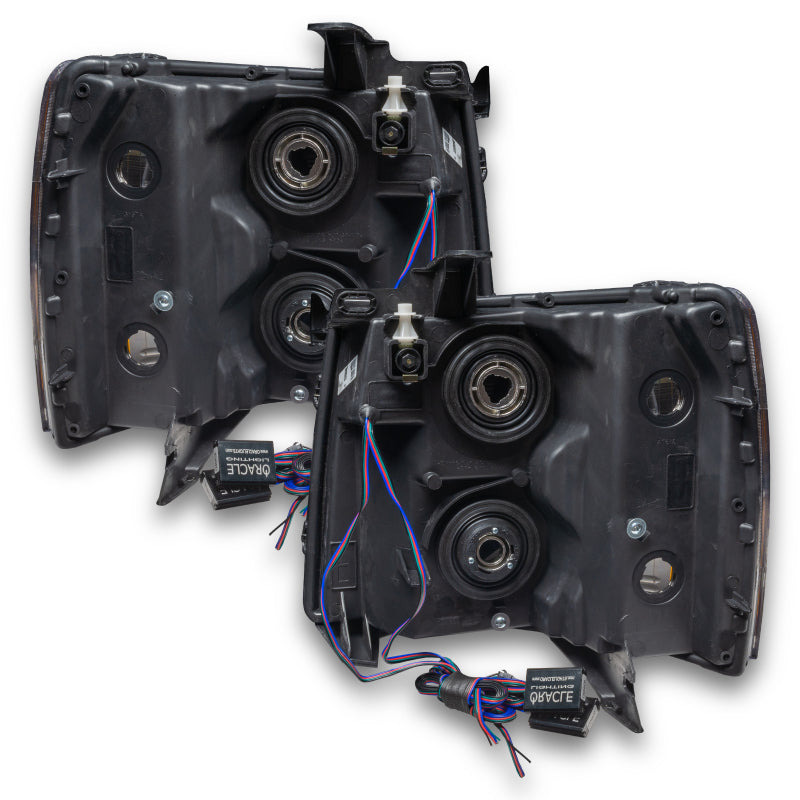 Oracle 07-13 Chevrolet Silverado SMD HL - Square - ColorSHIFT w/ BC1 Controller