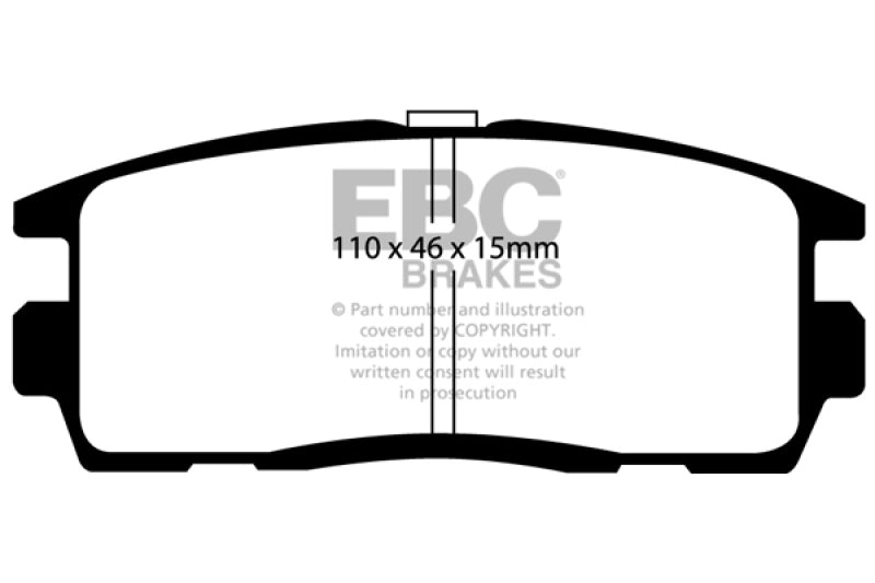 EBC 10+ Chevrolet Equinox 2.4 Ultimax2 Rear Brake Pads