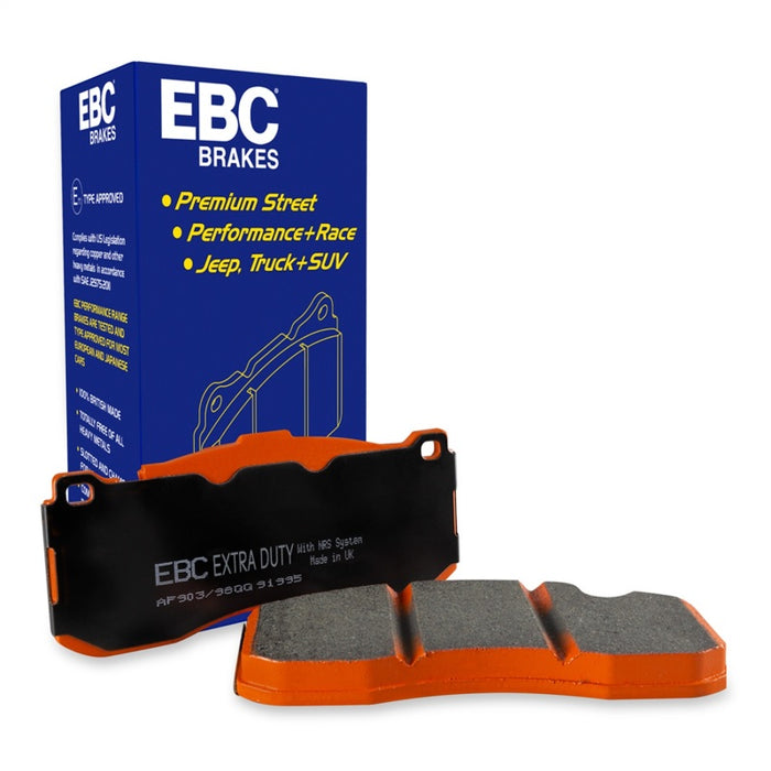 EBC 2018+ Jeep Wrangler (JL) 2.0T Extra Duty Rear Brake Pads