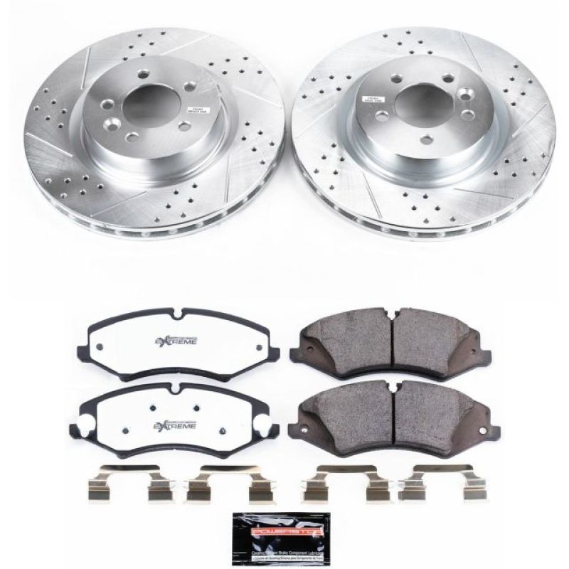 Power Stop 10-13 Land Rover Range Rover Sport Front Z36 Truck & Tow Brake Kit