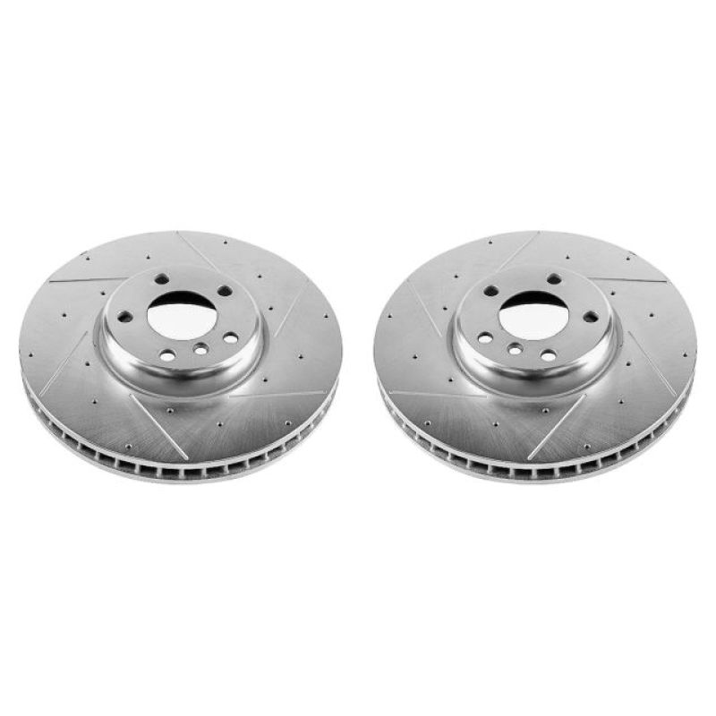 Power Stop 10-17 BMW 535i GT Front Evolution Drilled & Slotted Rotors - Pair