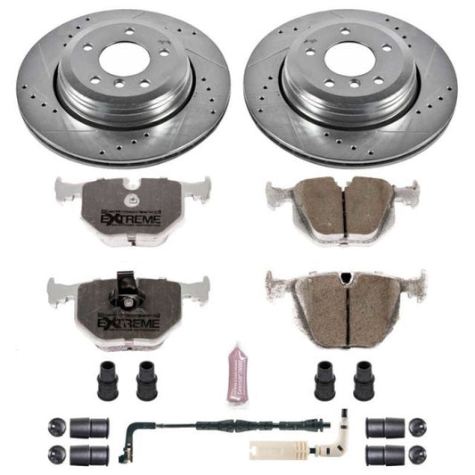 Power Stop 04-07 BMW 525i Rear Z26 Street Warrior Brake Kit