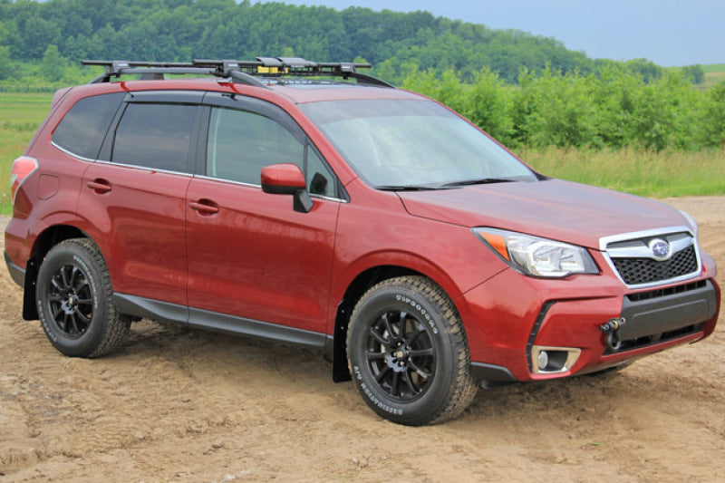 Rally Armor 14-18 Subaru Forester Black Mud Flap w/ Grey Logo