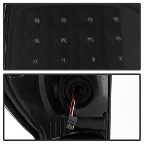 xTune Toyota Tundra 07-13 LED Tail Lights Black ALT-ON-TTU07-LED-BK