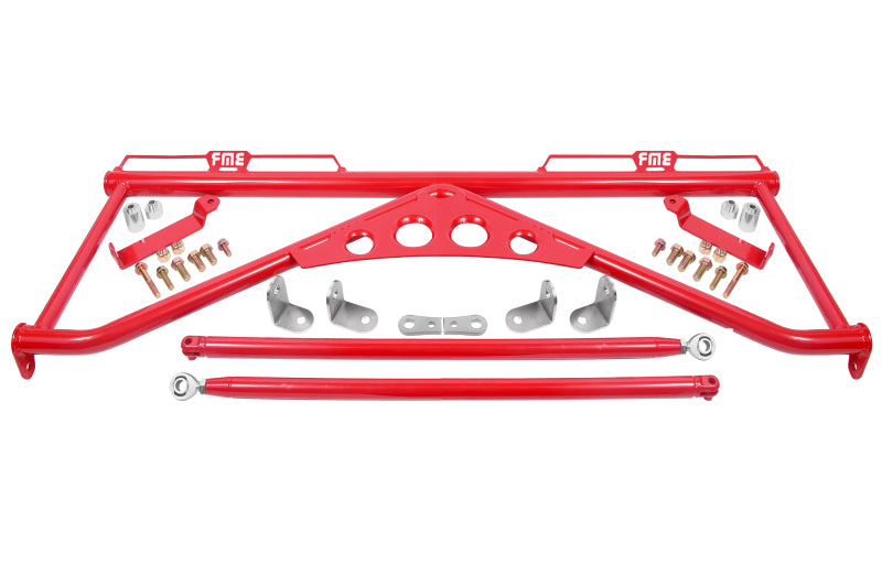 BMR 15-20 Ford Mustang Harness Bar - Red