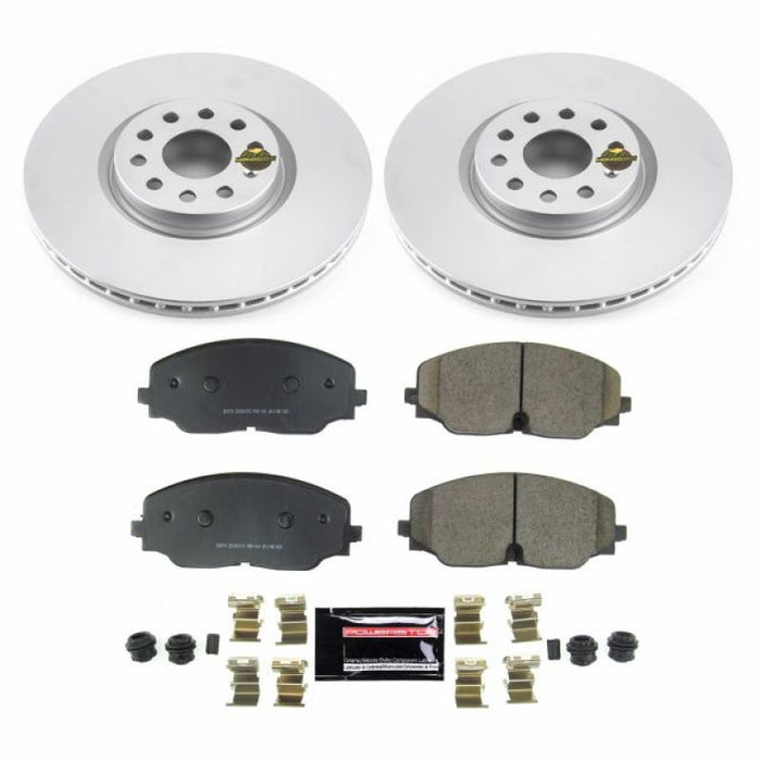 Power Stop 18-19 Volkswagen Atlas Front Z23 Evolution Sport Coated Brake Kit