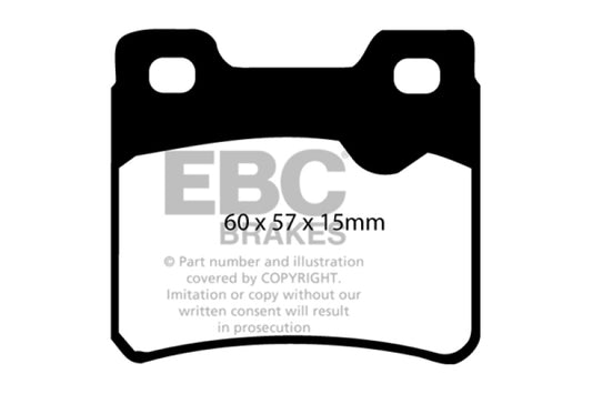 EBC 94-96 Saab 900 2.0 Turbo Greenstuff Rear Brake Pads