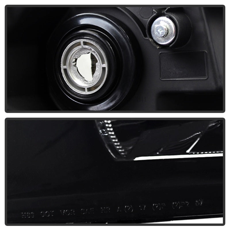 xTune Chevy Silverado 07-13 Crystal Headlights Black Smoked HD-JH-CS07-AM-BSM