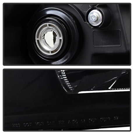xTune Chevy Silverado 07-13 Crystal Headlights Black Smoked HD-JH-CS07-AM-BSM