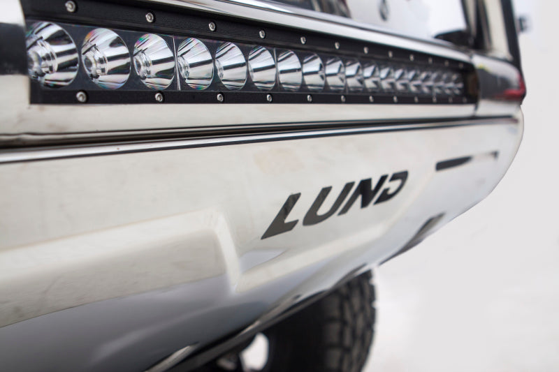 Lund 11-17 Chevy Silverado 2500 Bull Bar w/Light & Wiring - Polished