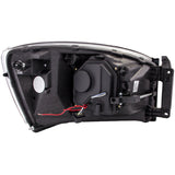 ANZO 2006-2008 Dodge Ram 1500 Projector Headlights w/ U-Bar Black