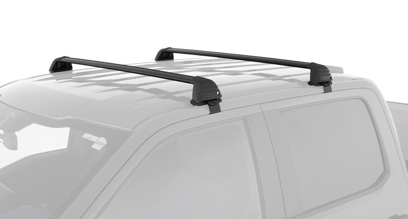 Rhino-Rack 04-08 Ford F150 Supercrew Vortex ROC25 Flush 2 Bar Roof Rack - Black