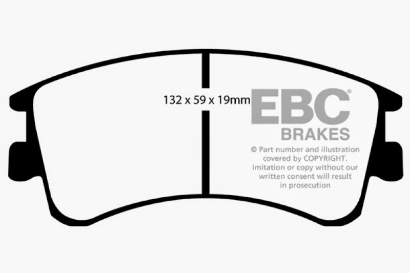 EBC 03-05 Mazda 6 2.3 Ultimax2 Front Brake Pads